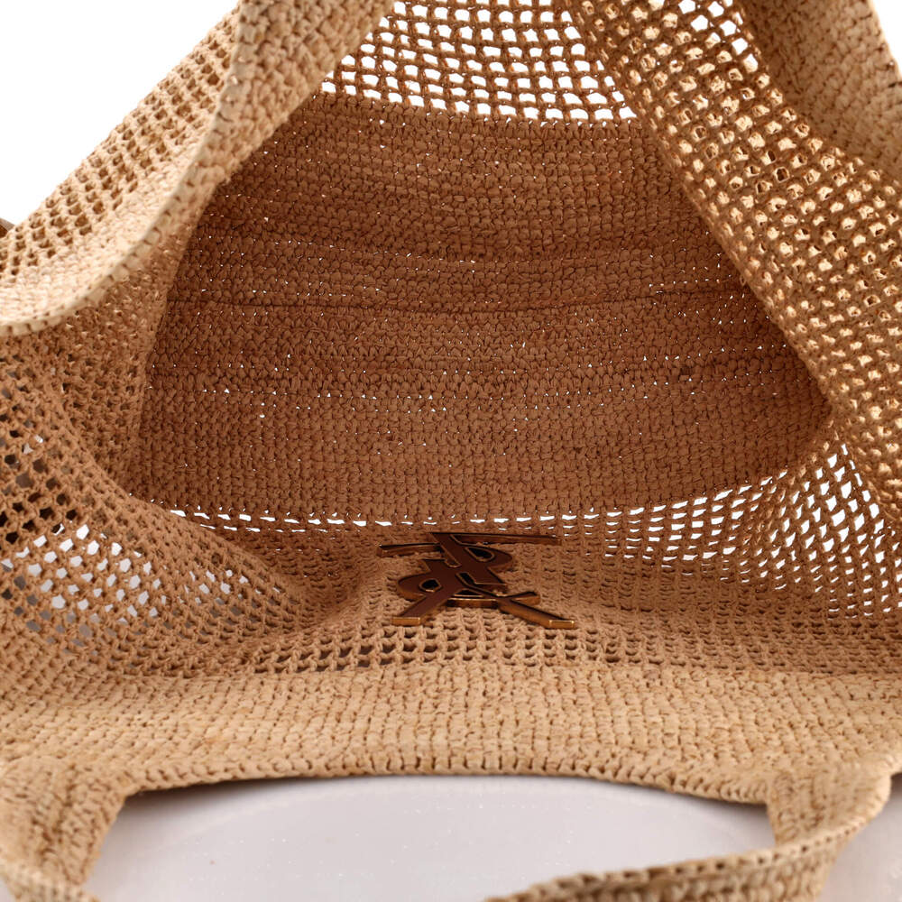 Saint Laurent Maxi Icare Shopping Tote Raffia - Picture 6 of 7